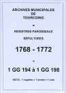 TOURCOING / S [1768 - 1768]