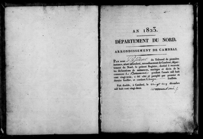 BEAUMONT-EN-CAMBRESIS / NMD [1823-1882]