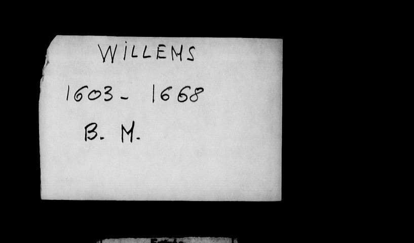 WILLEMS / BMS [1603-1668]
