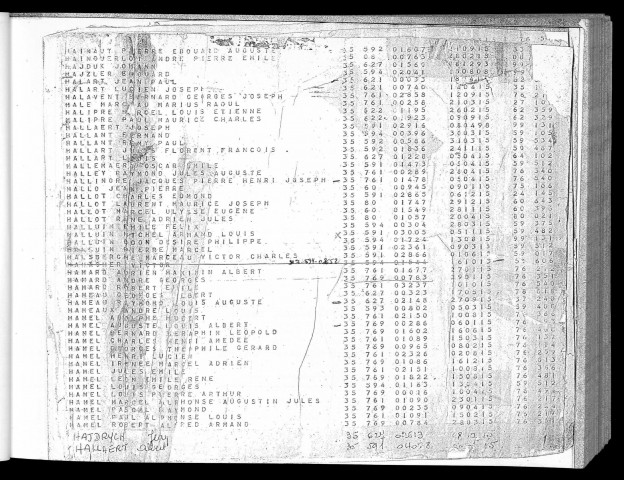 1935 : TOUS BUREAUX (H-Z)