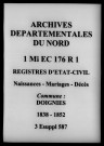 DOIGNIES / NMD, Ta [1838-1865]