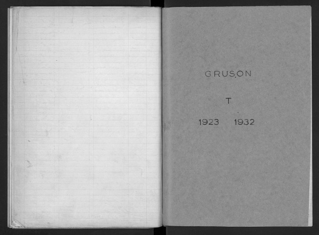 GRUSON / 1923-1932