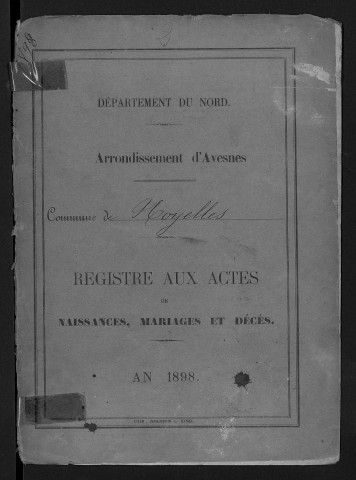 NOYELLES-SUR-SAMBRE / NMD [1898 - 1898]