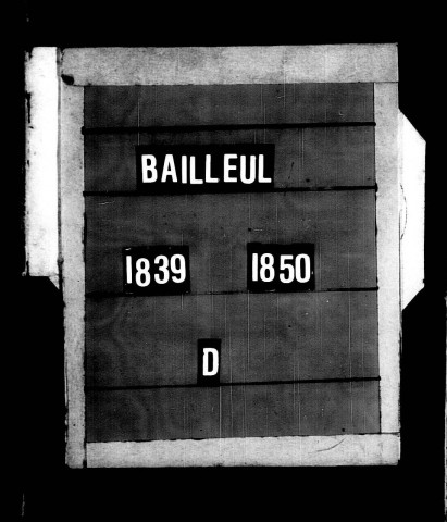 BAILLEUL / D [1839-1850]