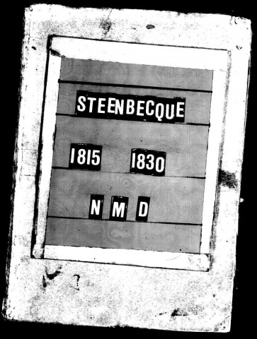 STEENBECQUE / NMD [1815-1830]