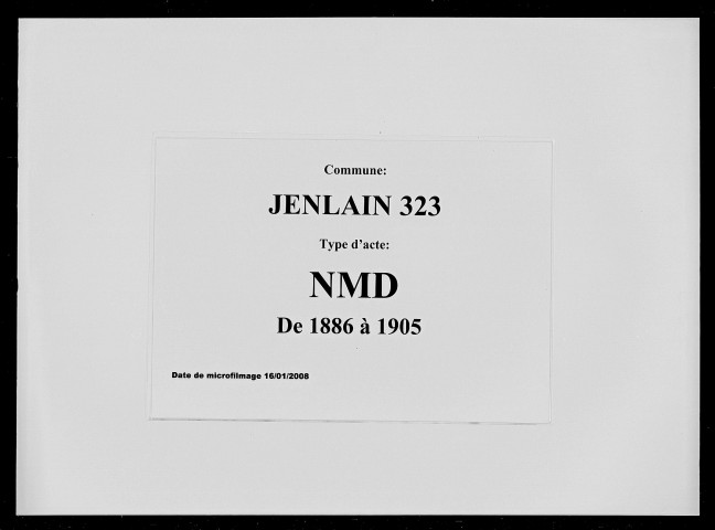 JENLAIN / NMD [1886-1905]
