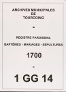TOURCOING / B [1700 - 1700]