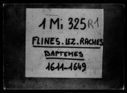 FLINES-LEZ-RACHES / B [1611-1649]