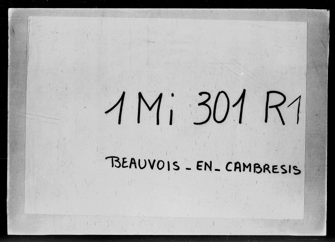 BEAUVOIS-EN-CAMBRESIS / BMS [1766-1780]