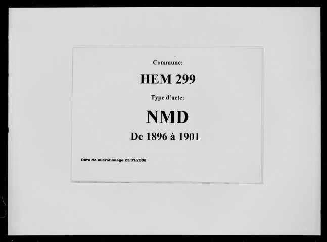 HEM / NMD [1896-1901]