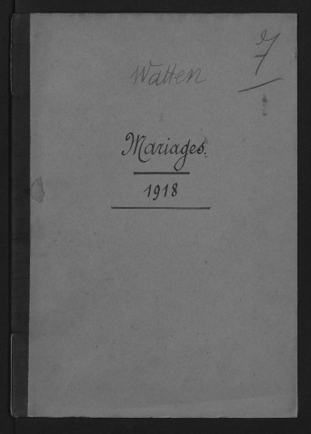 WATTEN / M [1918 - 1918]