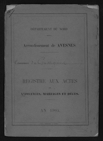GUSSIGNIES / NMD [1905 - 1905]
