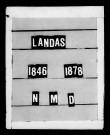 LANDAS / D [1874-1878]