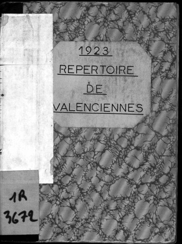1923 : VALENCIENNES