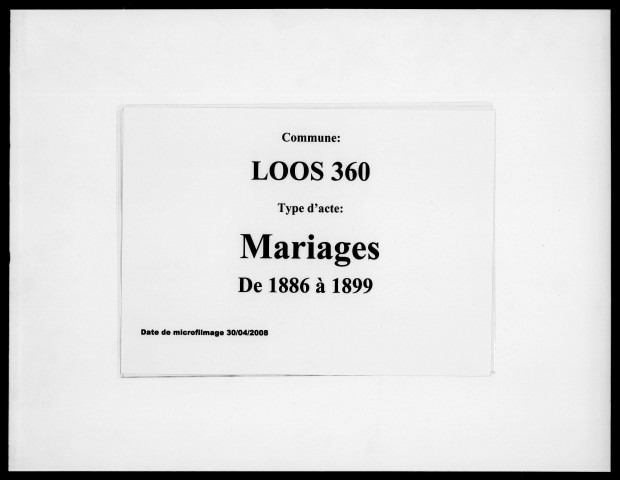 LOOS / M [1886-1899]