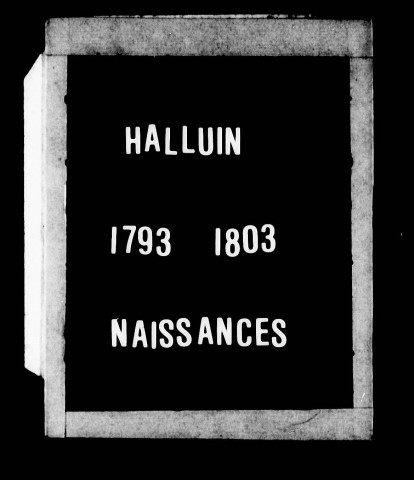 HALLUIN / NMD [1793-1803]