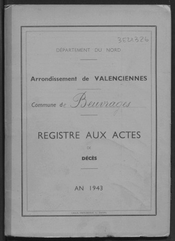 BEUVRAGES / D [1943 - 1943]