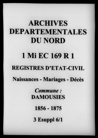 DAMOUSIES / NMD, Ta [1856-1895]
