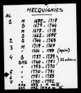 MECQUIGNIES / BMS [1770-1789]