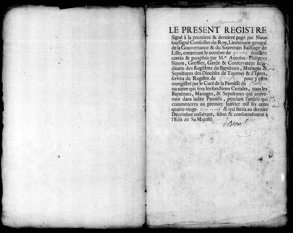 COBRIEUX / BMS [1699-1792]