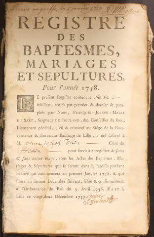 FRETIN / BMS [1758 - 1758]