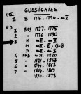 GUSSIGNIES / NMD (sauf M 1793 et 1799) [1793-1873]