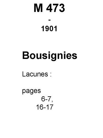 BOUSIGNIES