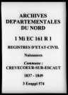 CREVECOEUR-SUR-L'ESCAUT / N [1837-1849]