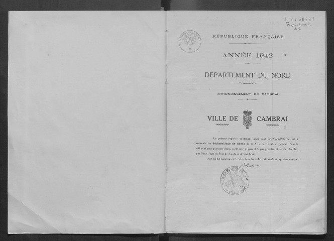 CAMBRAI / D [1942 - 1942]