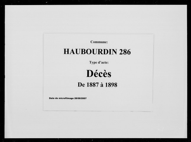 HAUBOURDIN / D [1887-1898]