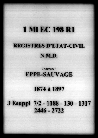 EPPE-SAUVAGE / NMD [1874-1897]