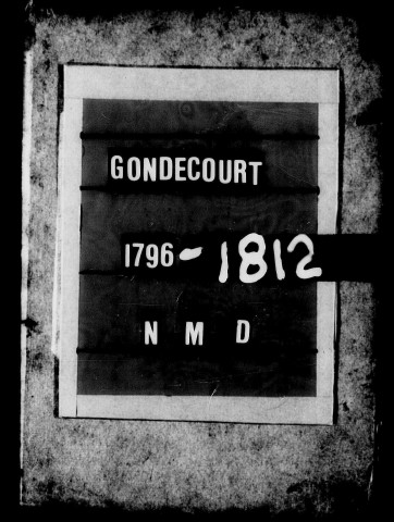 GONDECOURT / NMD [1796-1812]