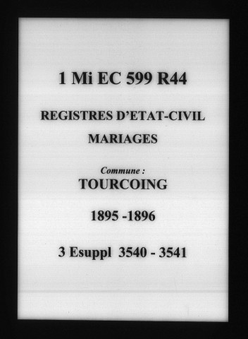 TOURCOING / M, Ta [1895-1896]