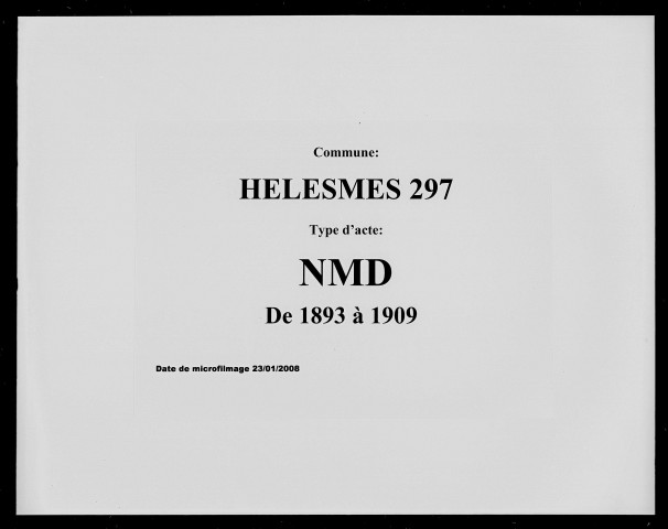 HELESMES / NMD [1893-1909]