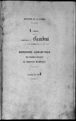 1884 : CAMBRAI
