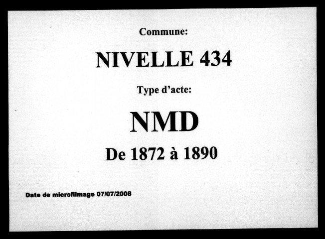NIVELLE / NMD [1872-1890]