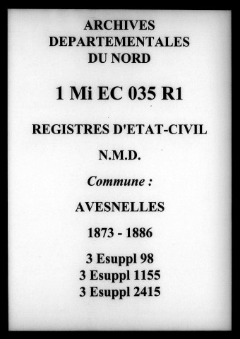 AVESNELLES / NMD [1873-1886]
