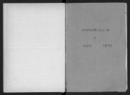 ANNOEULLIN / 1923-1932