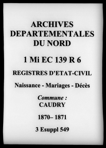 CAUDRY / NMD, Ta [1870-1875]