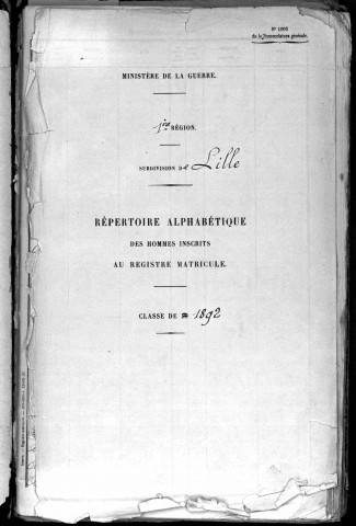 1892 : LILLE