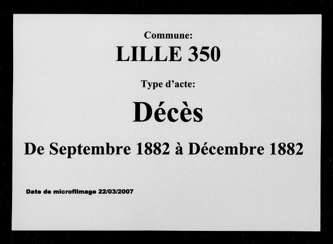 LILLE / D (07/1882 - 12/1882) [1882]