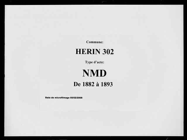 HERIN / NMD [1882-1893]