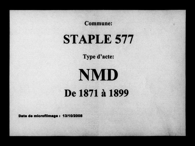 STAPLE / NMD [1871-1899]