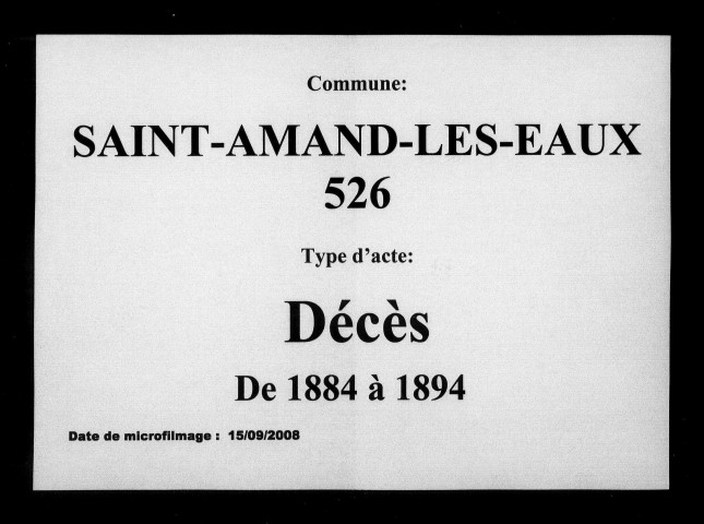 SAINT-AMAND-LES-EAUX / D [1884-1894]