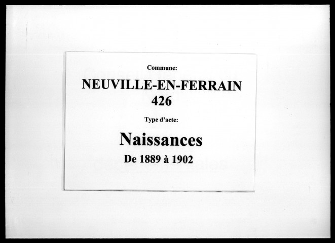 NEUVILLE-EN-FERRAIN / N [1889-1902]