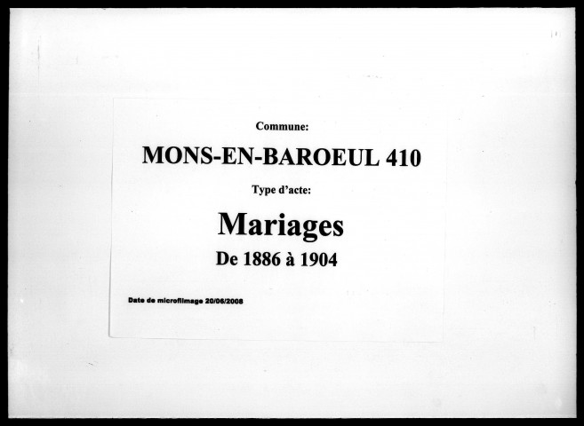 MONS-EN-BAROEUL / M [1886-1904]