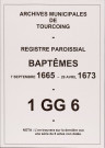 TOURCOING / B [1665 - 1673]
