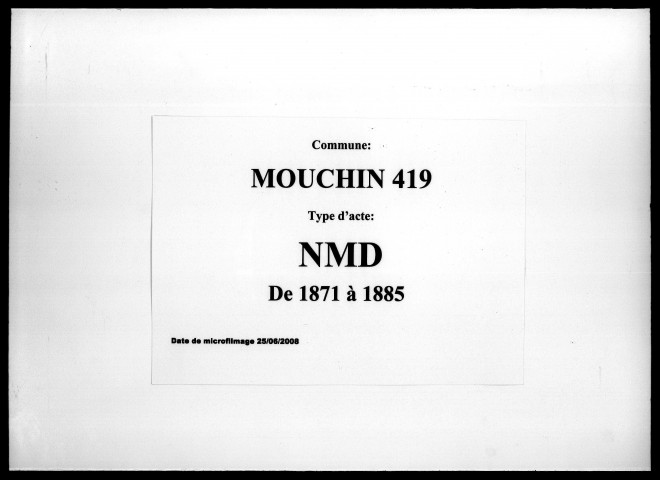 MOUCHIN / NMD [1871-1884]