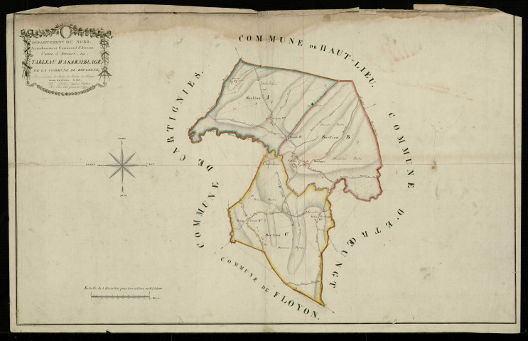 BOULOGNE-SUR-HELPE - 1813, - 1872