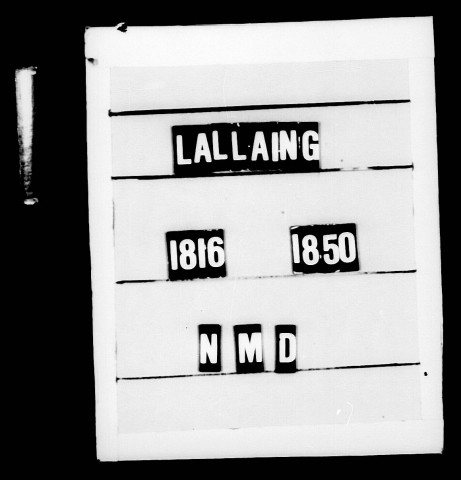 LALLAING / NMD [1816-1850]